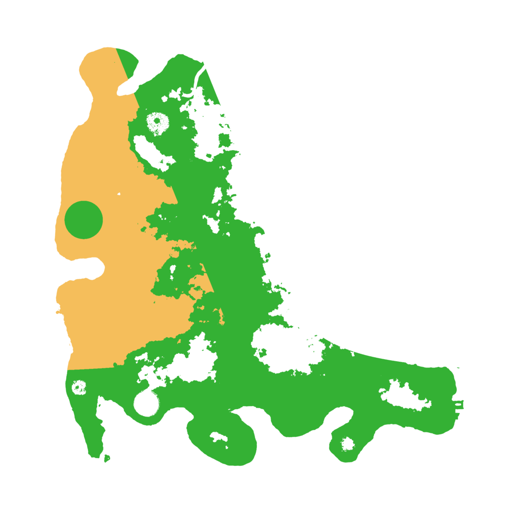 Biome Rust Map: Procedural Map, Size: 3500, Seed: 476328113