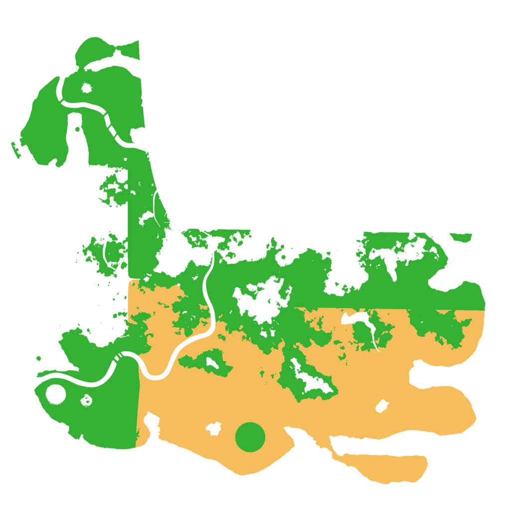 Biome Rust Map: Procedural Map, Size: 4500, Seed: 235921