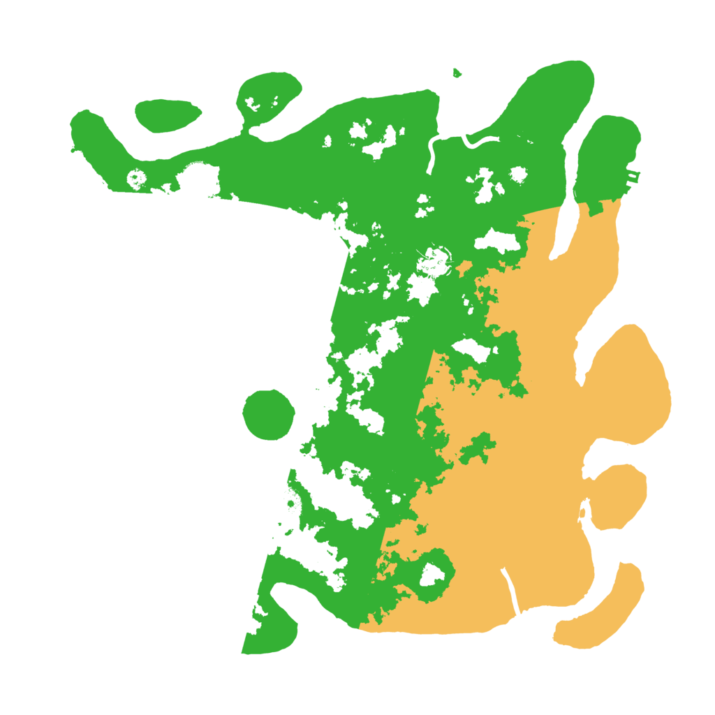 Biome Rust Map: Procedural Map, Size: 3850, Seed: 4000