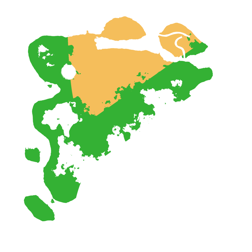 Biome Rust Map: Procedural Map, Size: 3100, Seed: 904956741