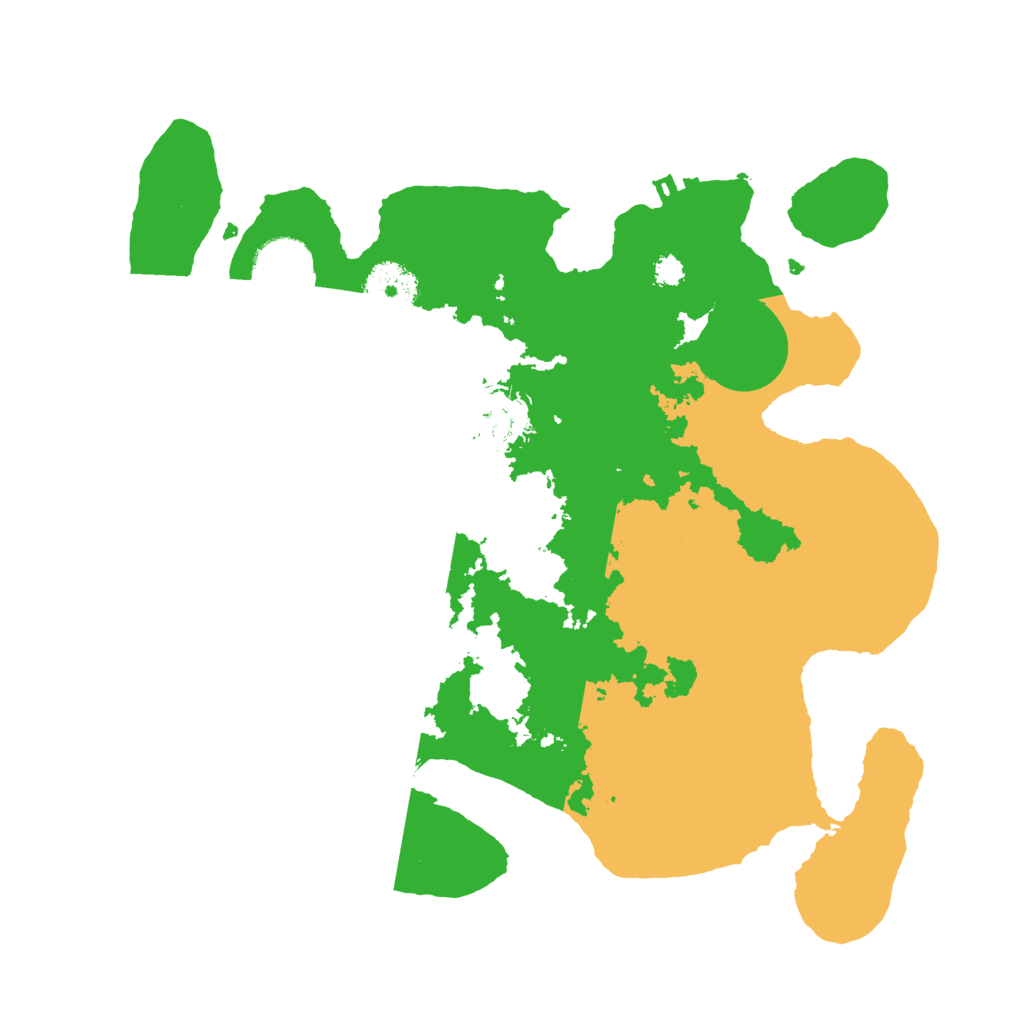 Biome Rust Map: Procedural Map, Size: 3081, Seed: 46546456