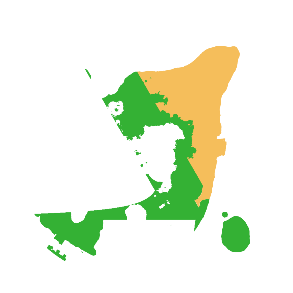 Biome Rust Map: Procedural Map, Size: 2000, Seed: 1763999421