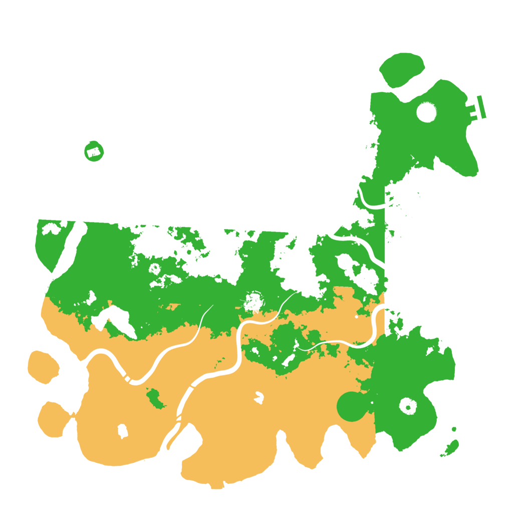 Biome Rust Map: Procedural Map, Size: 4500, Seed: 1584786