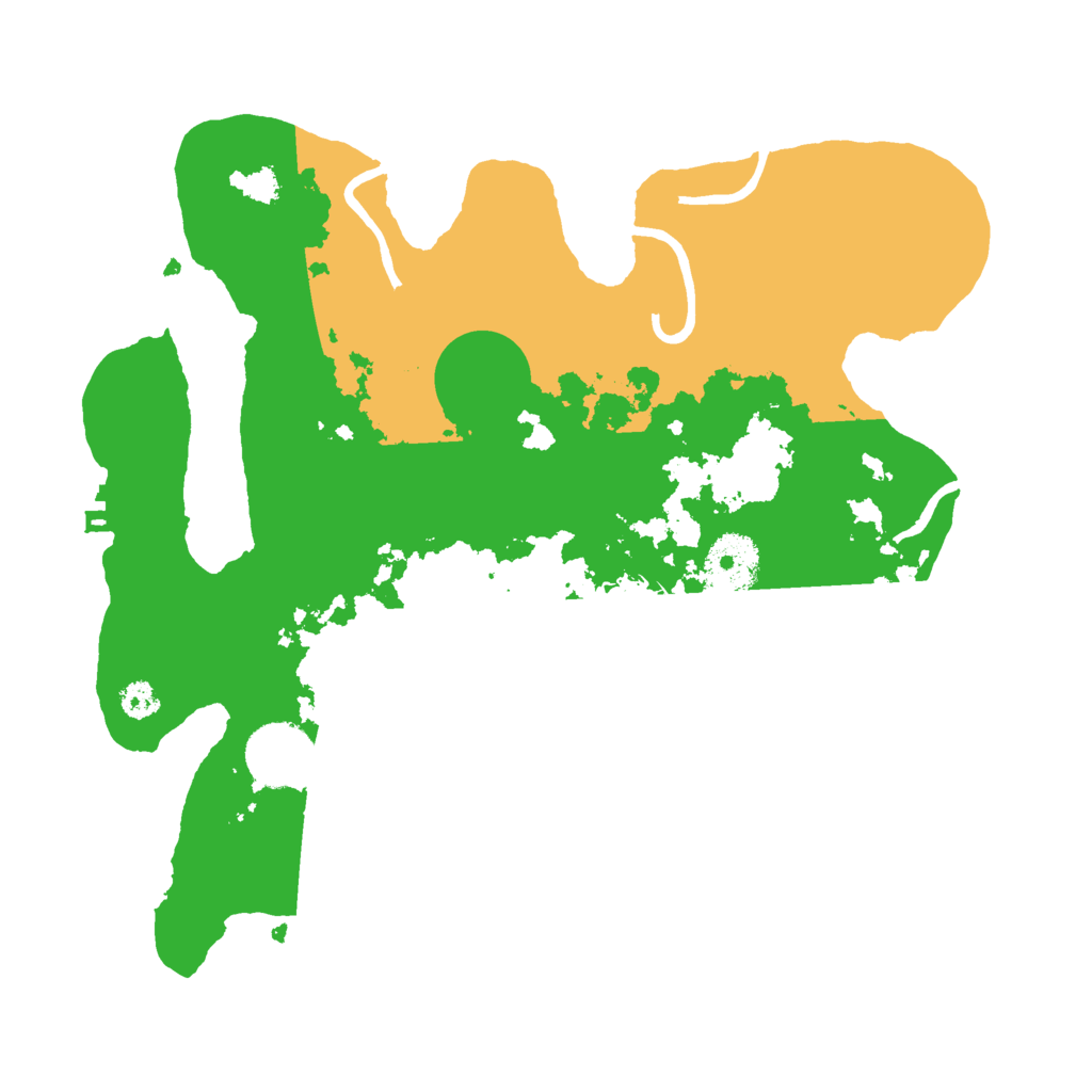 Biome Rust Map: Procedural Map, Size: 3000, Seed: 19849