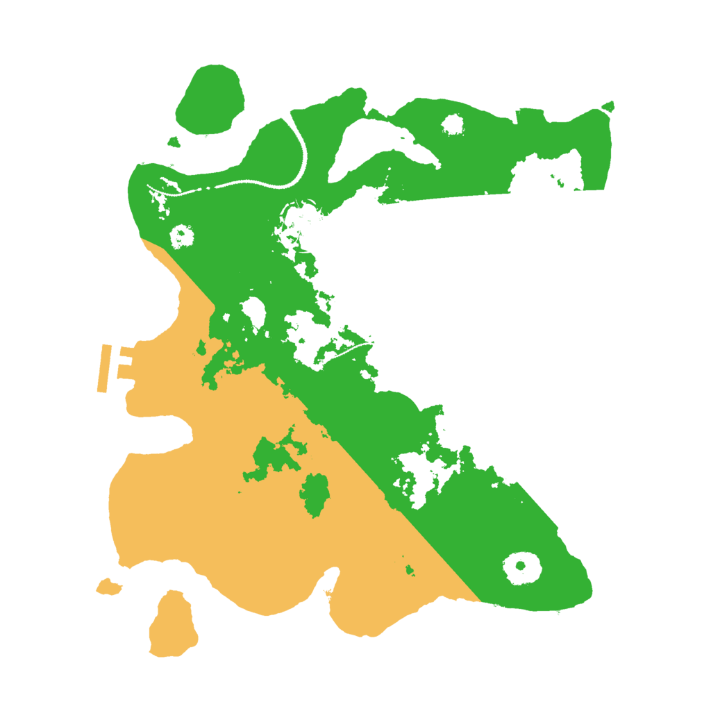 Biome Rust Map: Procedural Map, Size: 3000, Seed: 337523284
