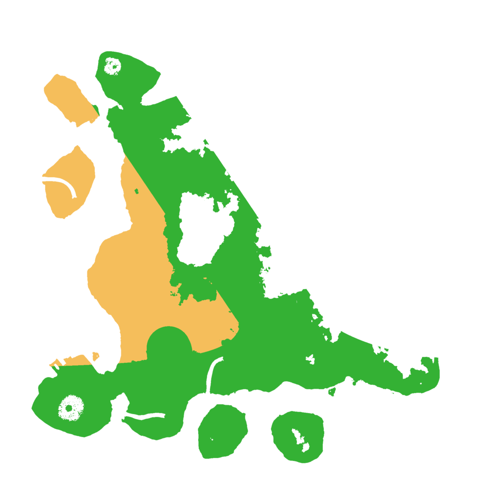 Biome Rust Map: Procedural Map, Size: 3000, Seed: 25638