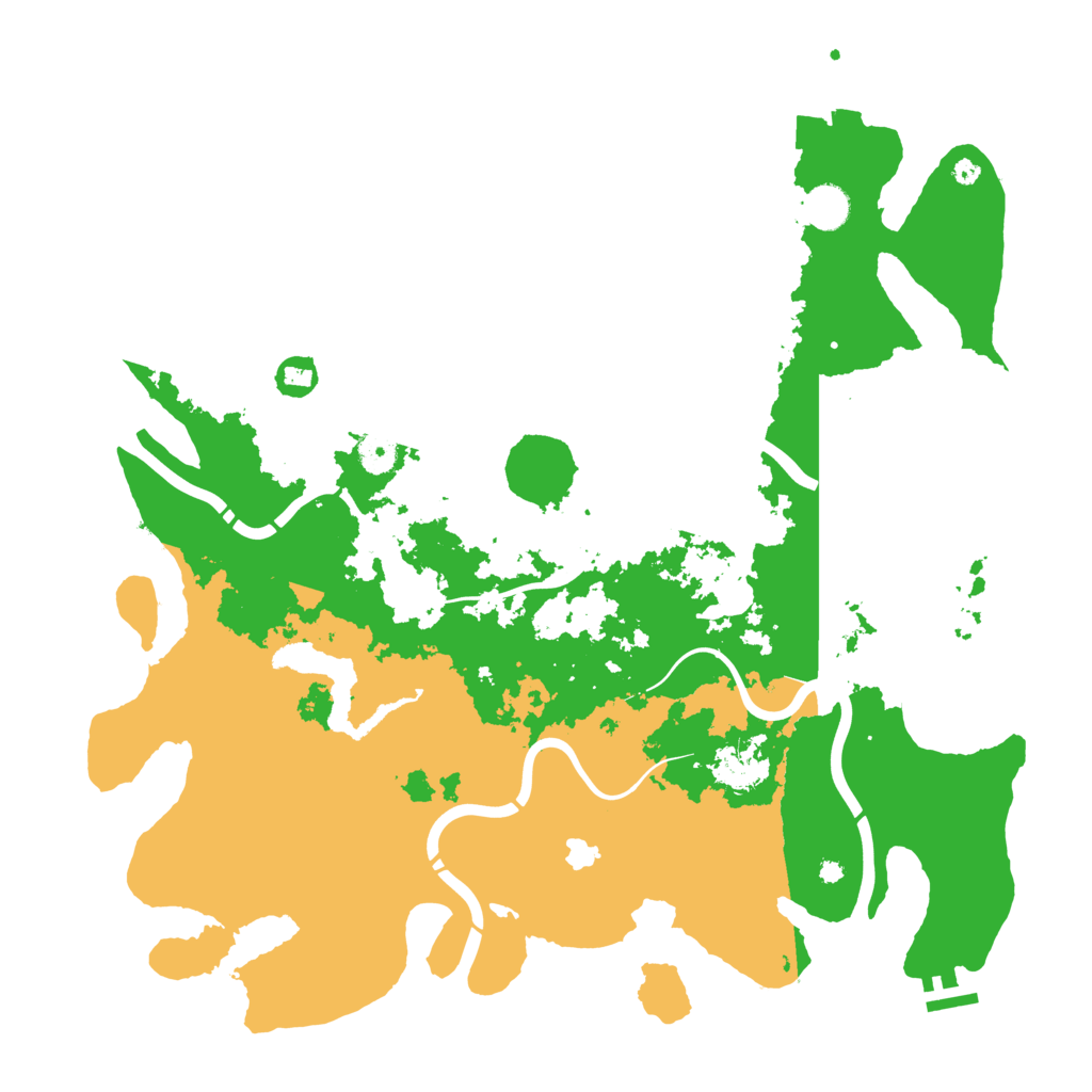 Biome Rust Map: Procedural Map, Size: 4250, Seed: 999940577