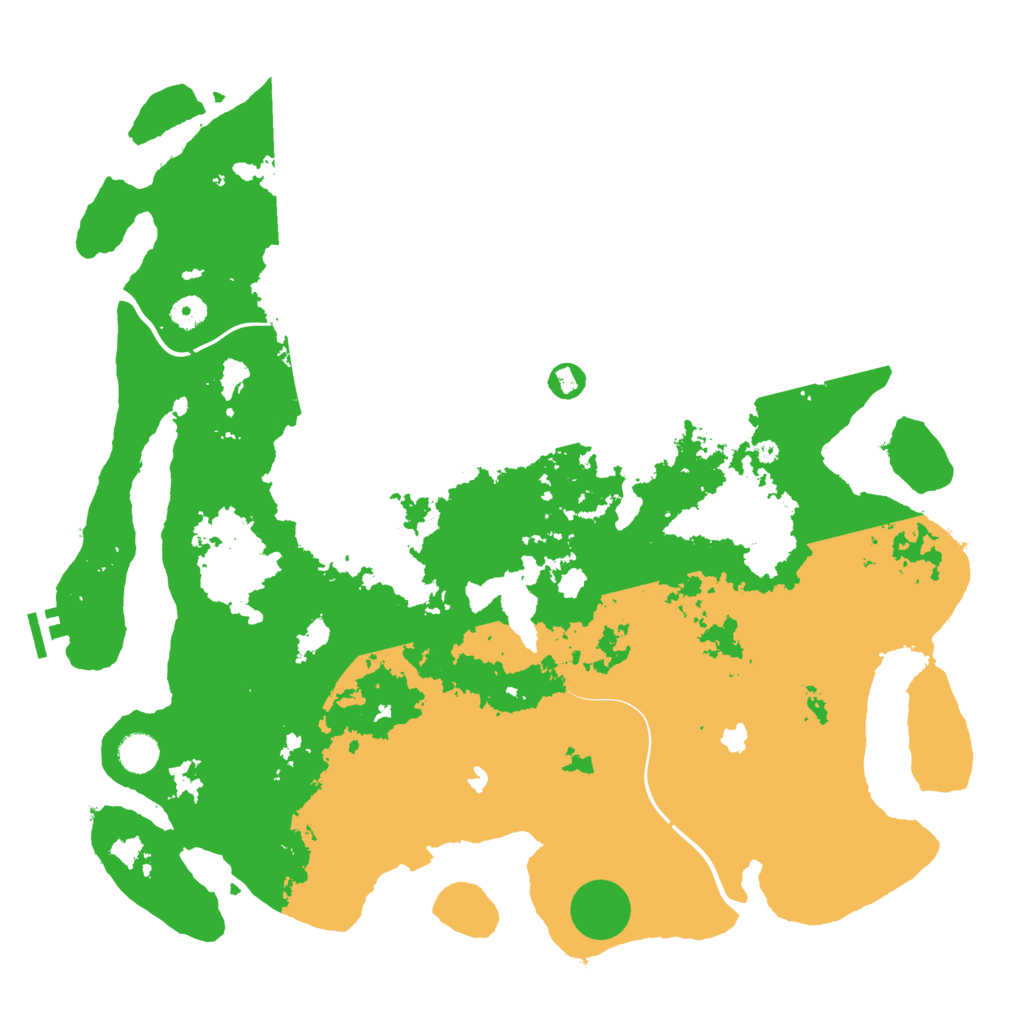 Biome Rust Map: Procedural Map, Size: 4500, Seed: 1191558561