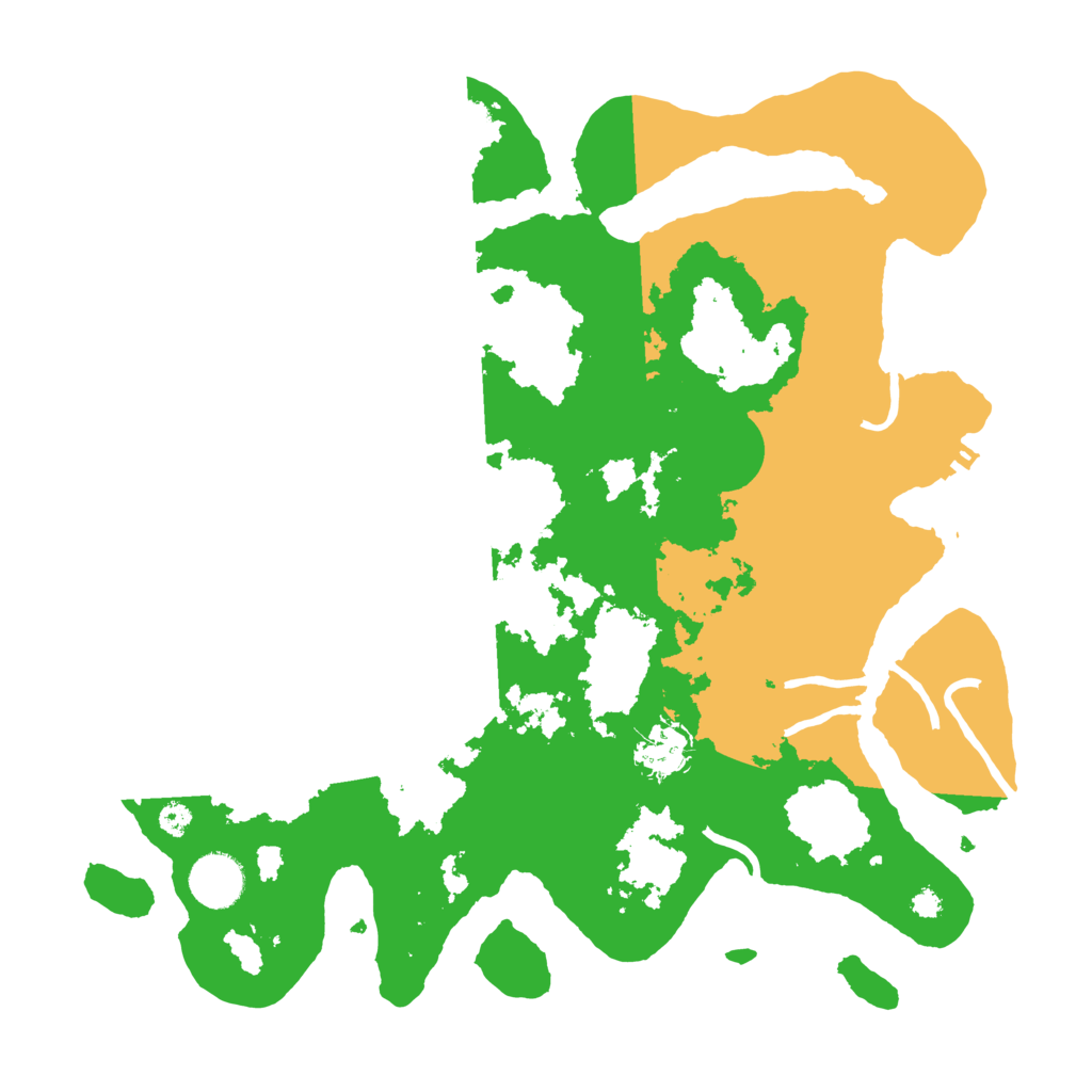Biome Rust Map: Procedural Map, Size: 3500, Seed: 234586799