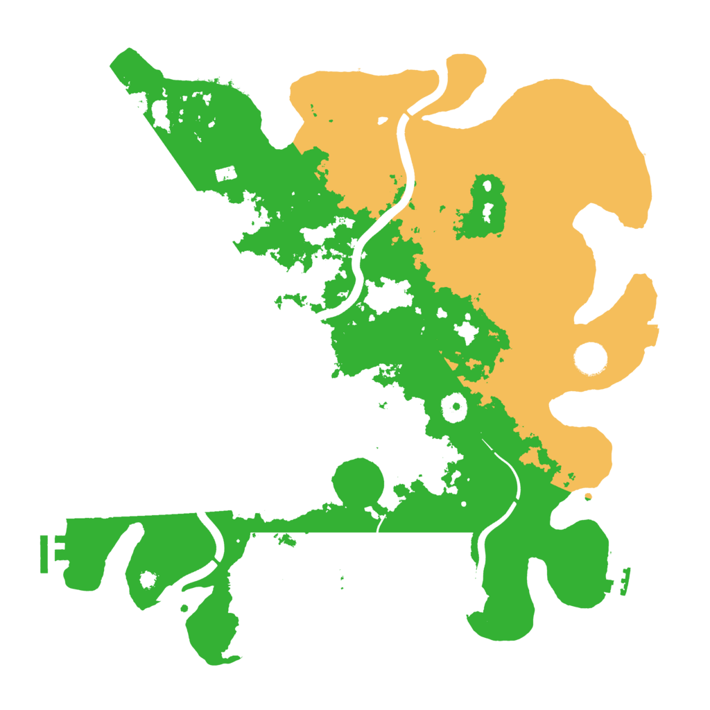 Biome Rust Map: Procedural Map, Size: 3800, Seed: 66447409