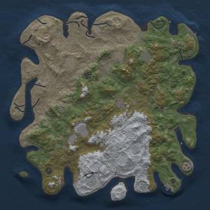 Thumbnail Rust Map: Procedural Map, Size: 4500, Seed: 1364577647, 20 Monuments