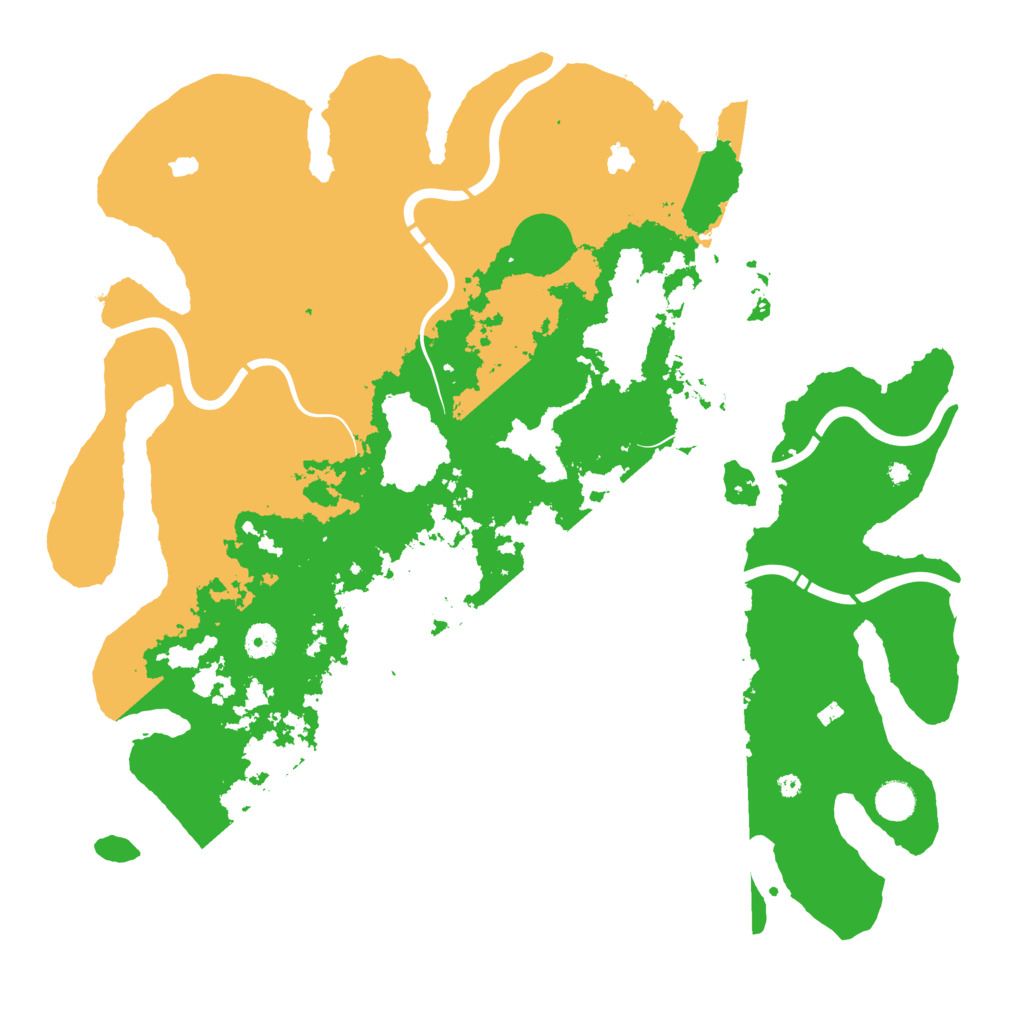 Biome Rust Map: Procedural Map, Size: 4500, Seed: 1364577647
