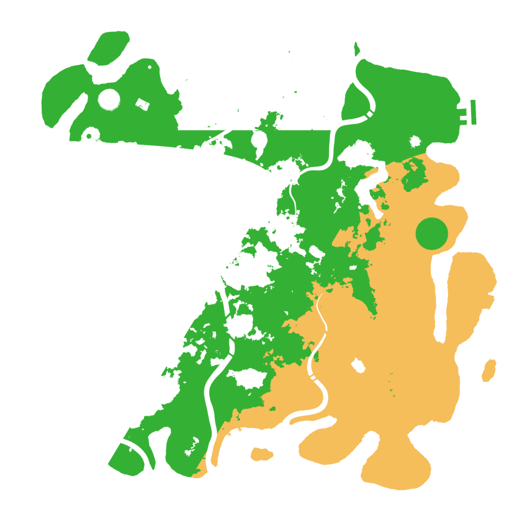 Biome Rust Map: Procedural Map, Size: 4250, Seed: 893594473
