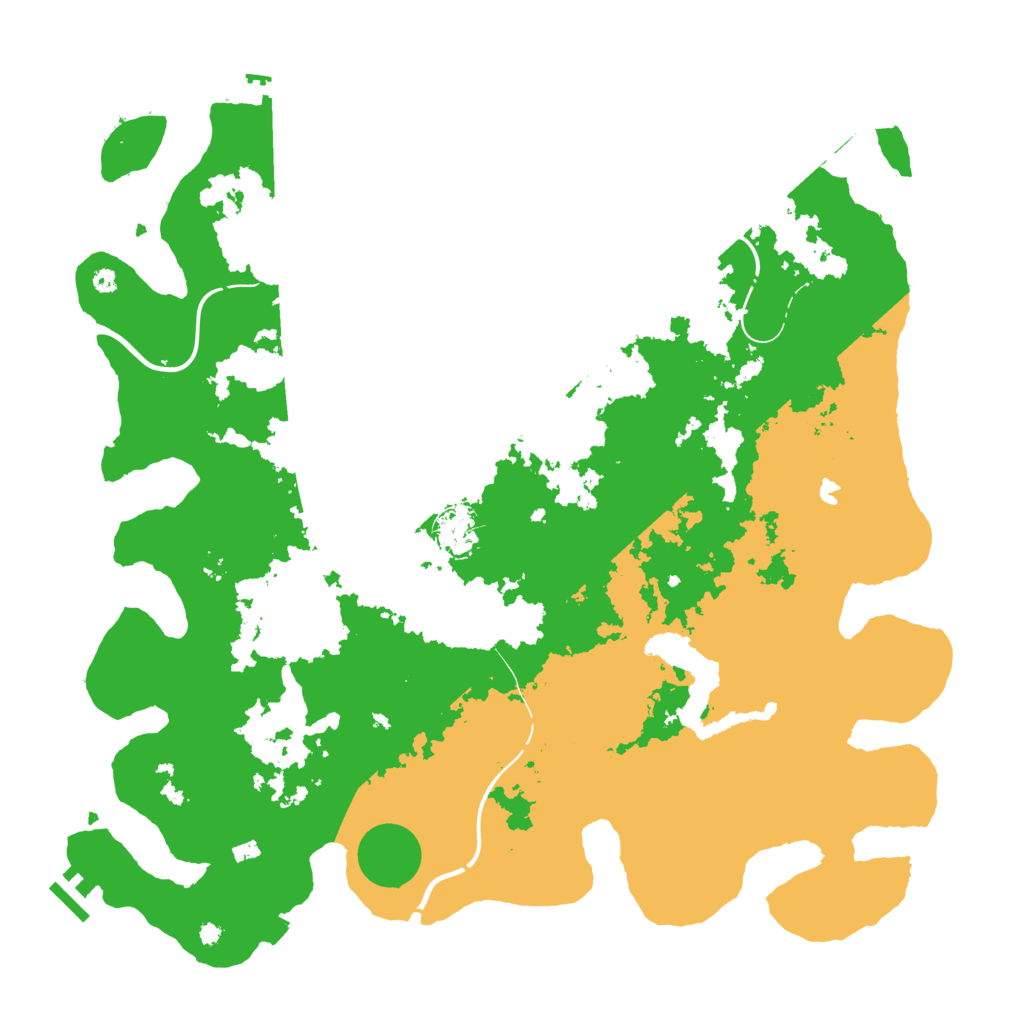 Biome Rust Map: Procedural Map, Size: 4260, Seed: 2192