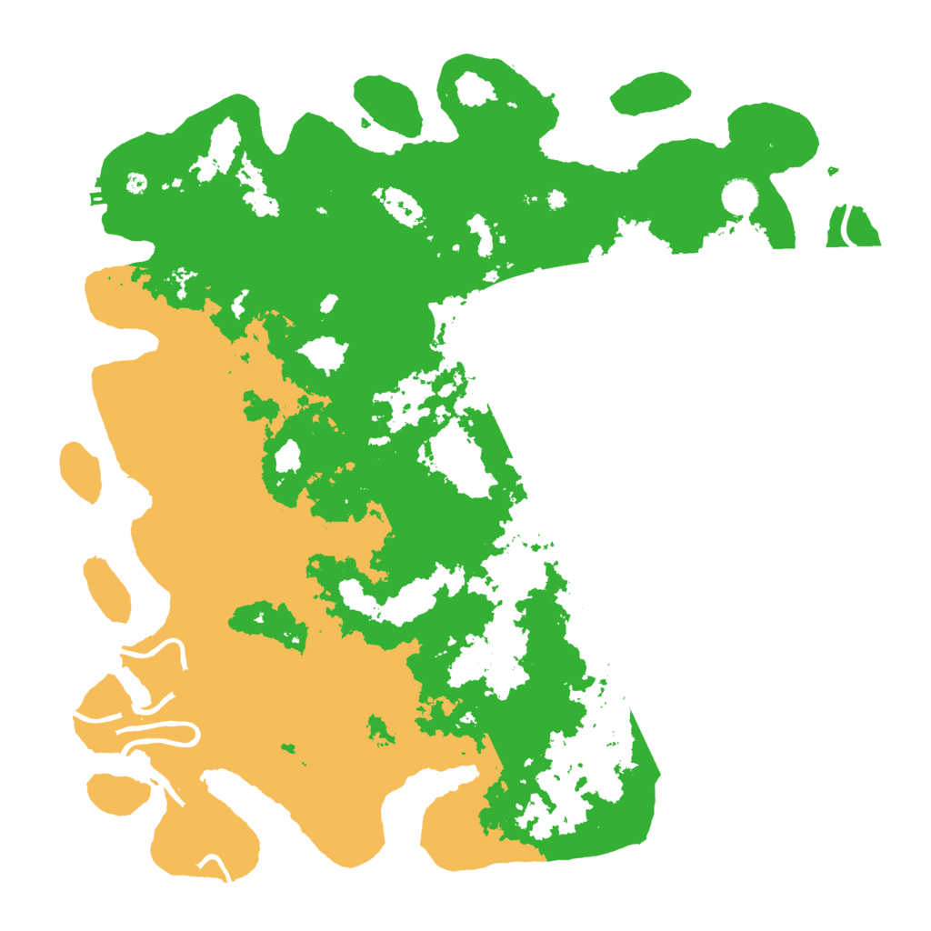 Biome Rust Map: Procedural Map, Size: 4500, Seed: 1360738074