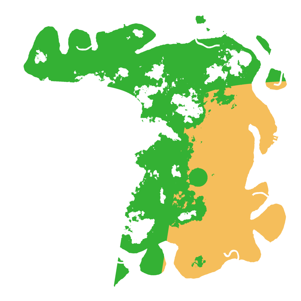 Biome Rust Map: Procedural Map, Size: 4300, Seed: 612284368