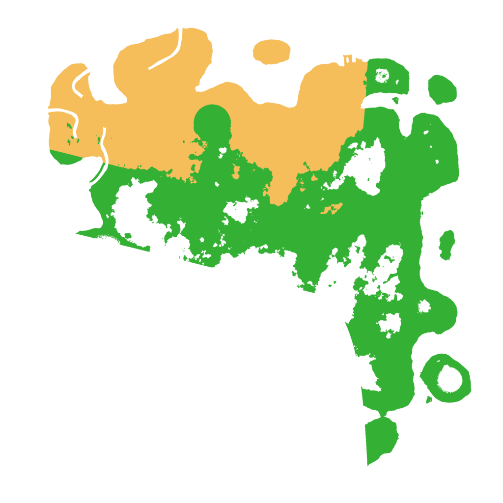 Biome Rust Map: Procedural Map, Size: 3600, Seed: 119963473