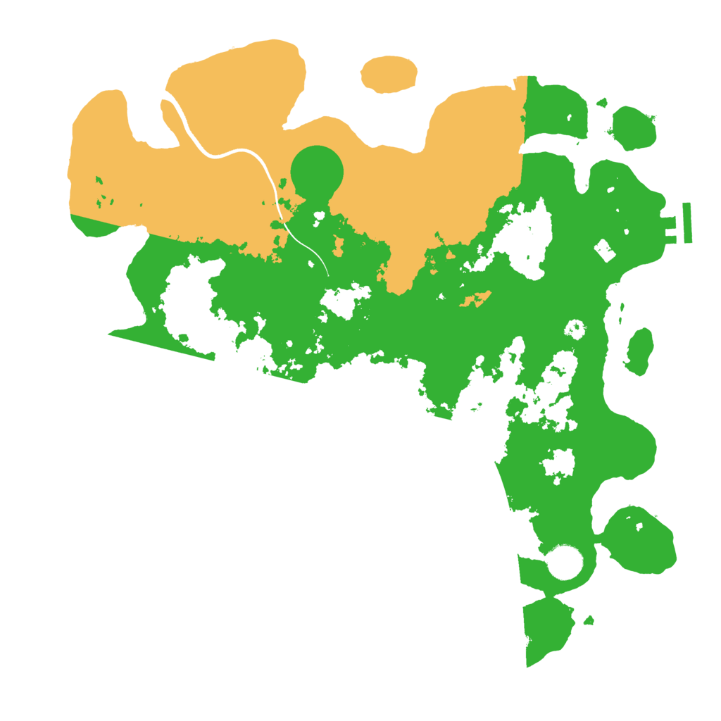 Biome Rust Map: Procedural Map, Size: 3600, Seed: 119963473