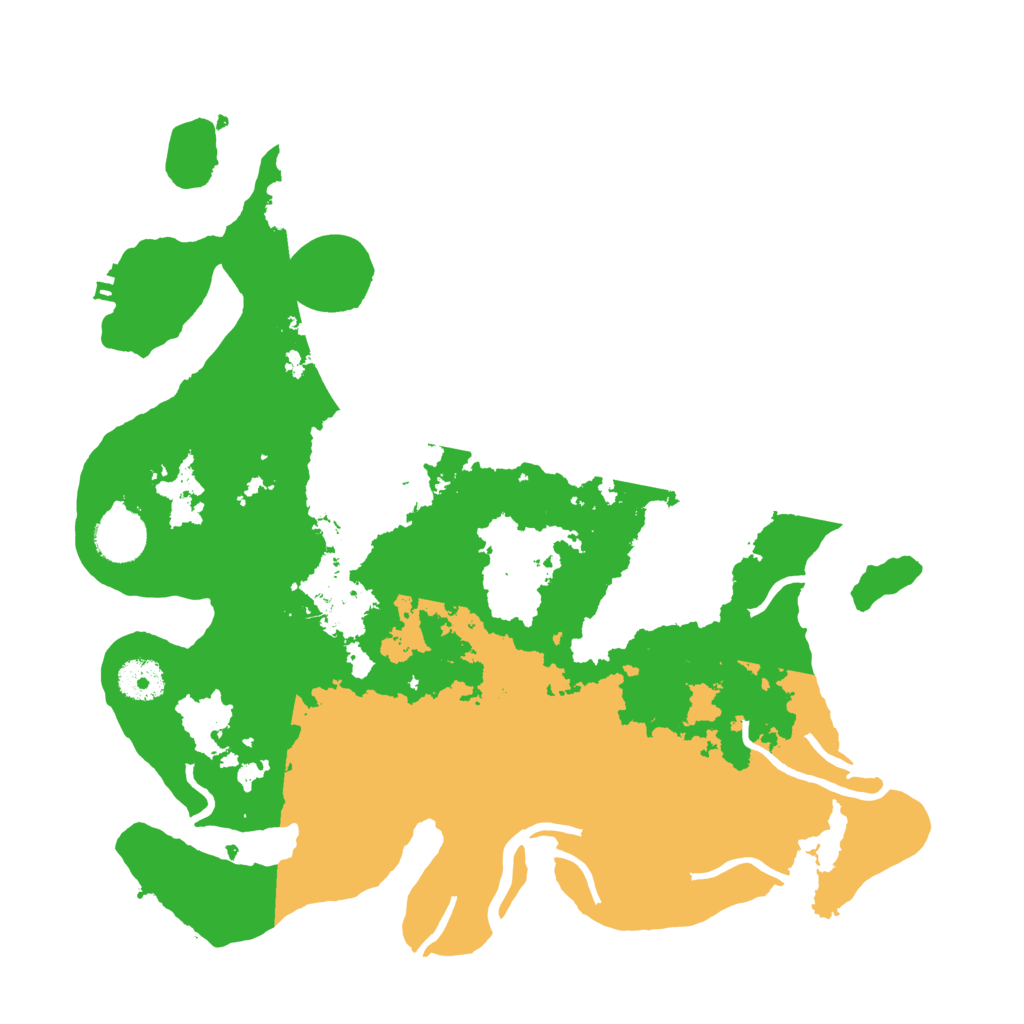Biome Rust Map: Procedural Map, Size: 3500, Seed: 1846880176