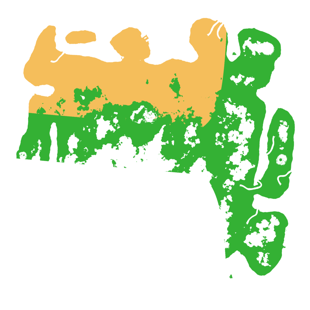 Biome Rust Map: Procedural Map, Size: 4350, Seed: 2017560248