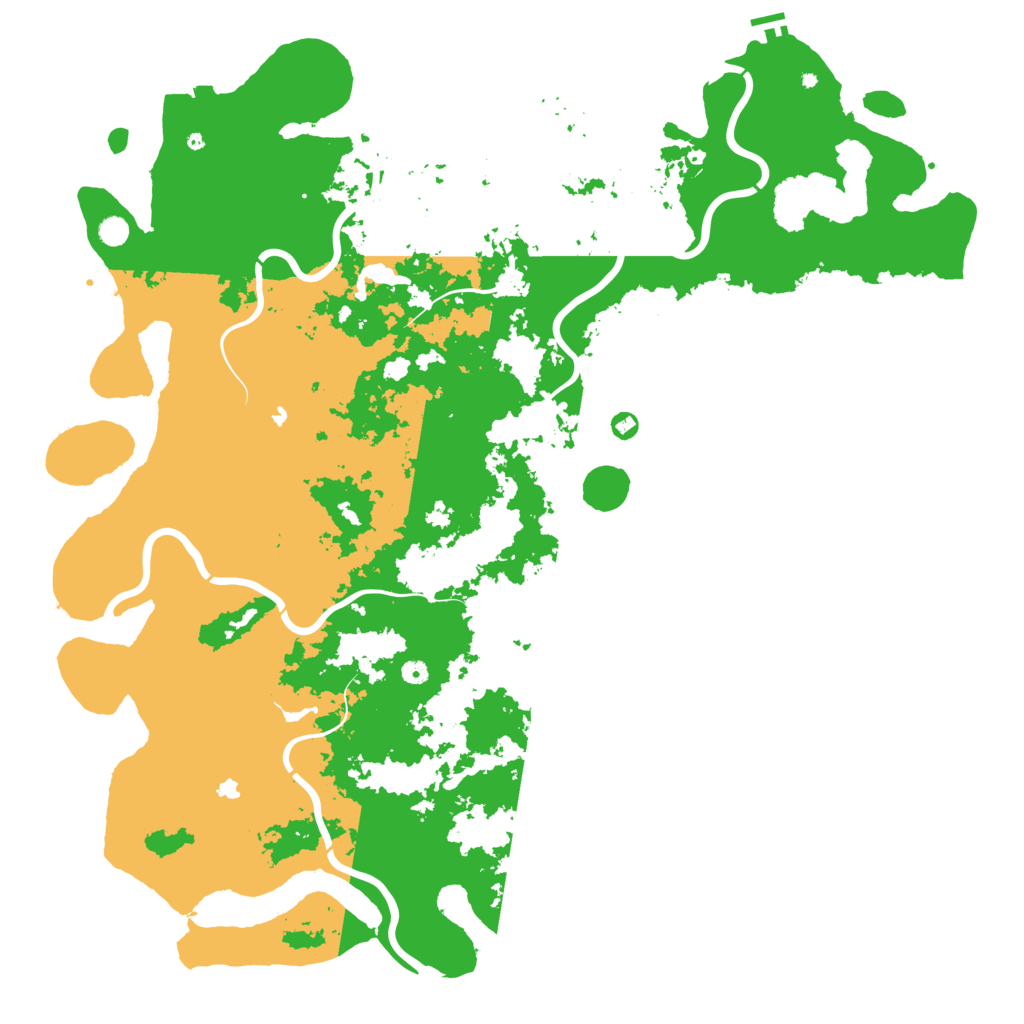 Biome Rust Map: Procedural Map, Size: 6000, Seed: 426170697