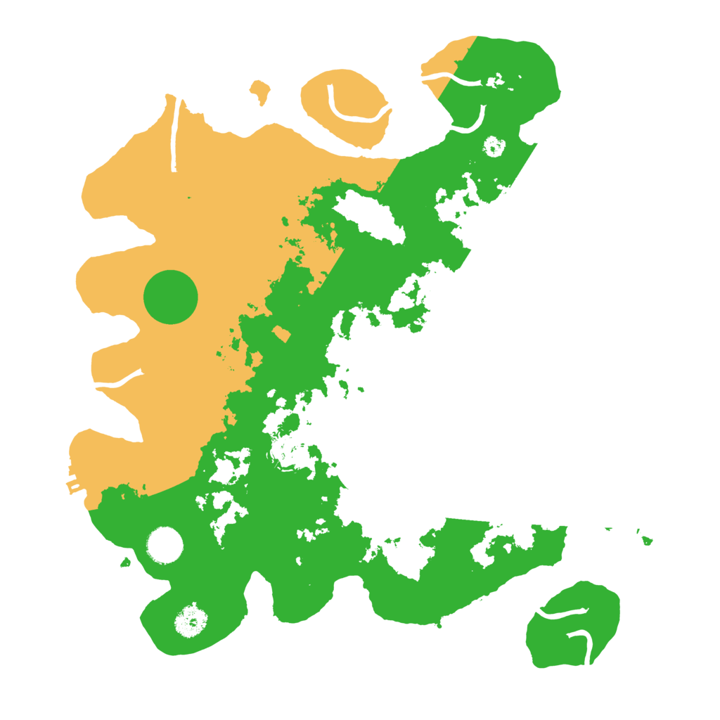 Biome Rust Map: Procedural Map, Size: 3500, Seed: 29581336