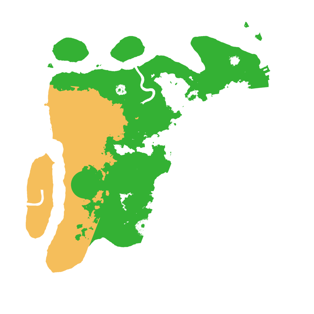 Biome Rust Map: Procedural Map, Size: 3000, Seed: 56548406