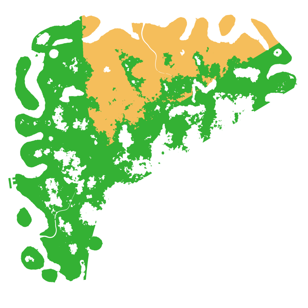 Biome Rust Map: Procedural Map, Size: 6000, Seed: 738064700