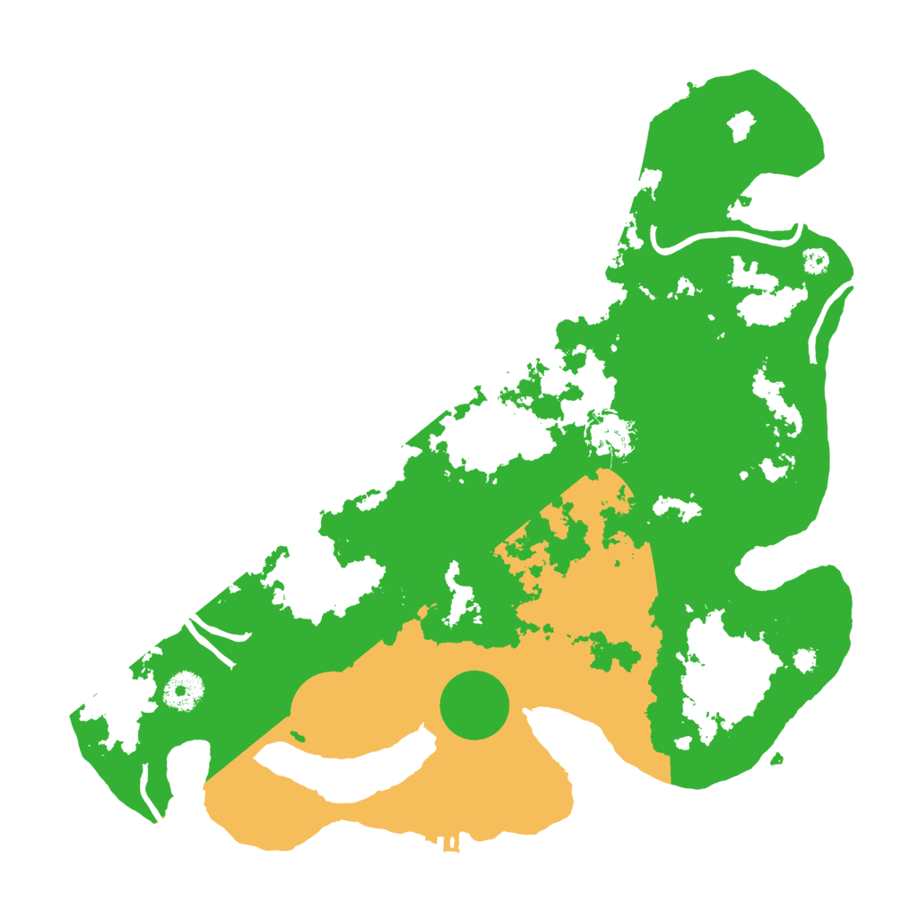 Biome Rust Map: Procedural Map, Size: 3500, Seed: 94088565
