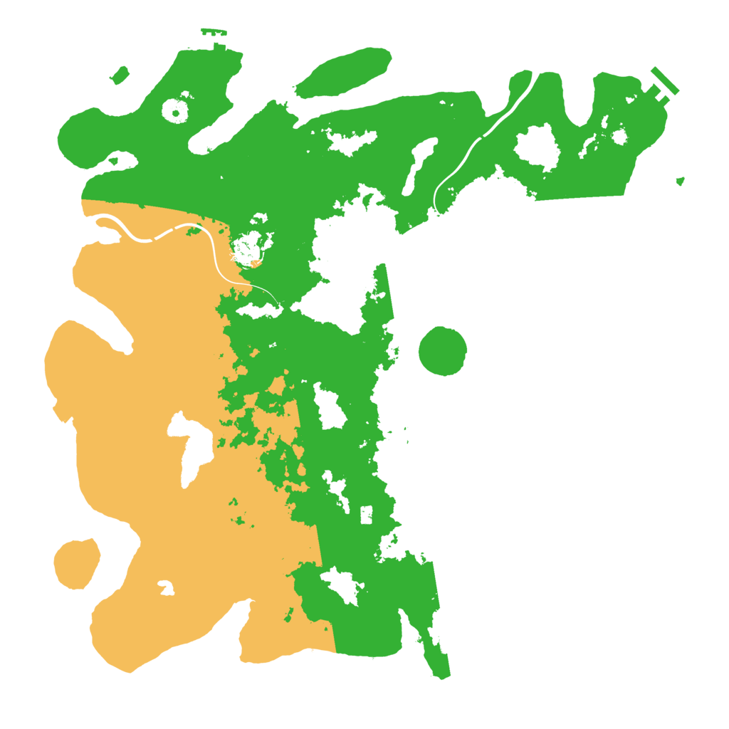 Biome Rust Map: Procedural Map, Size: 4250, Seed: 2101383997