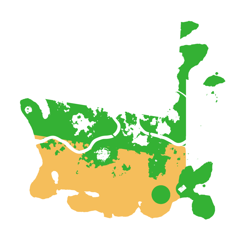 Biome Rust Map: Procedural Map, Size: 3500, Seed: 7205705