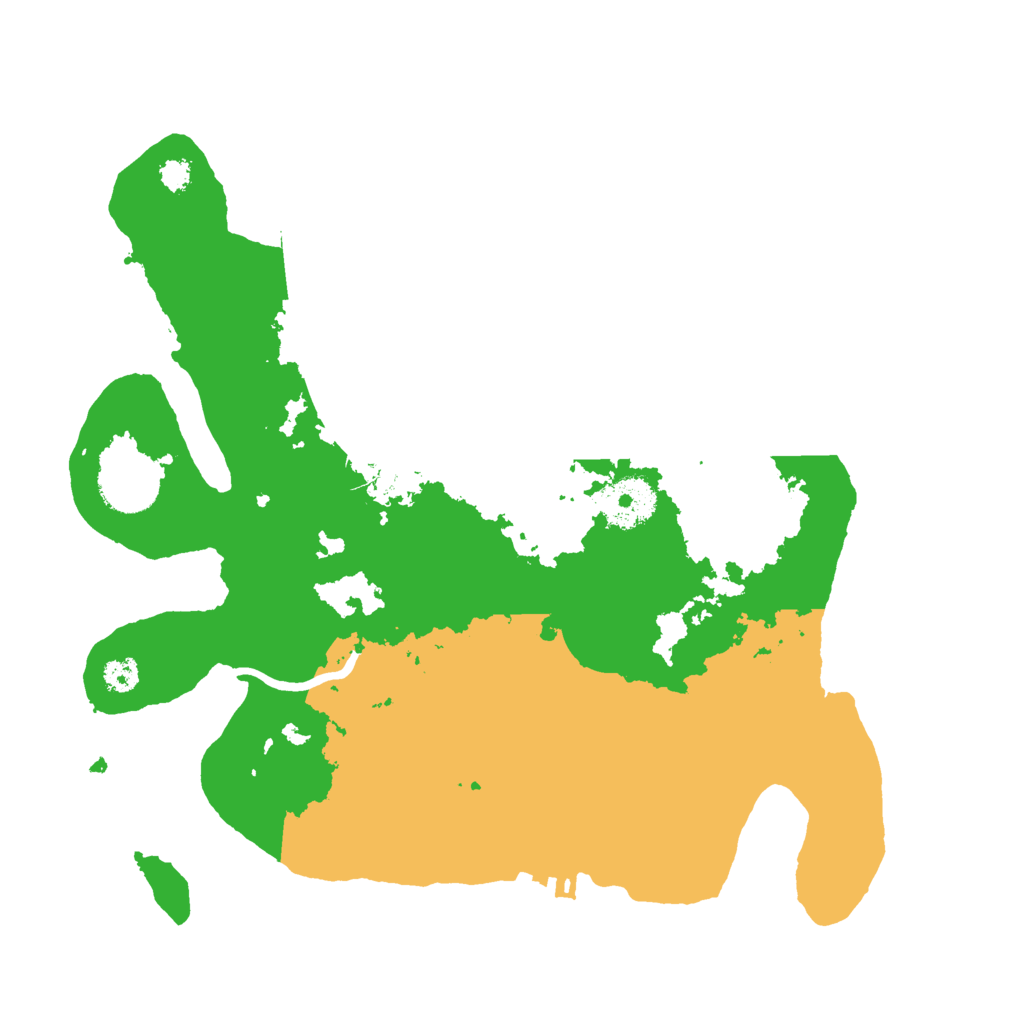 Biome Rust Map: Procedural Map, Size: 3000, Seed: 1208898510