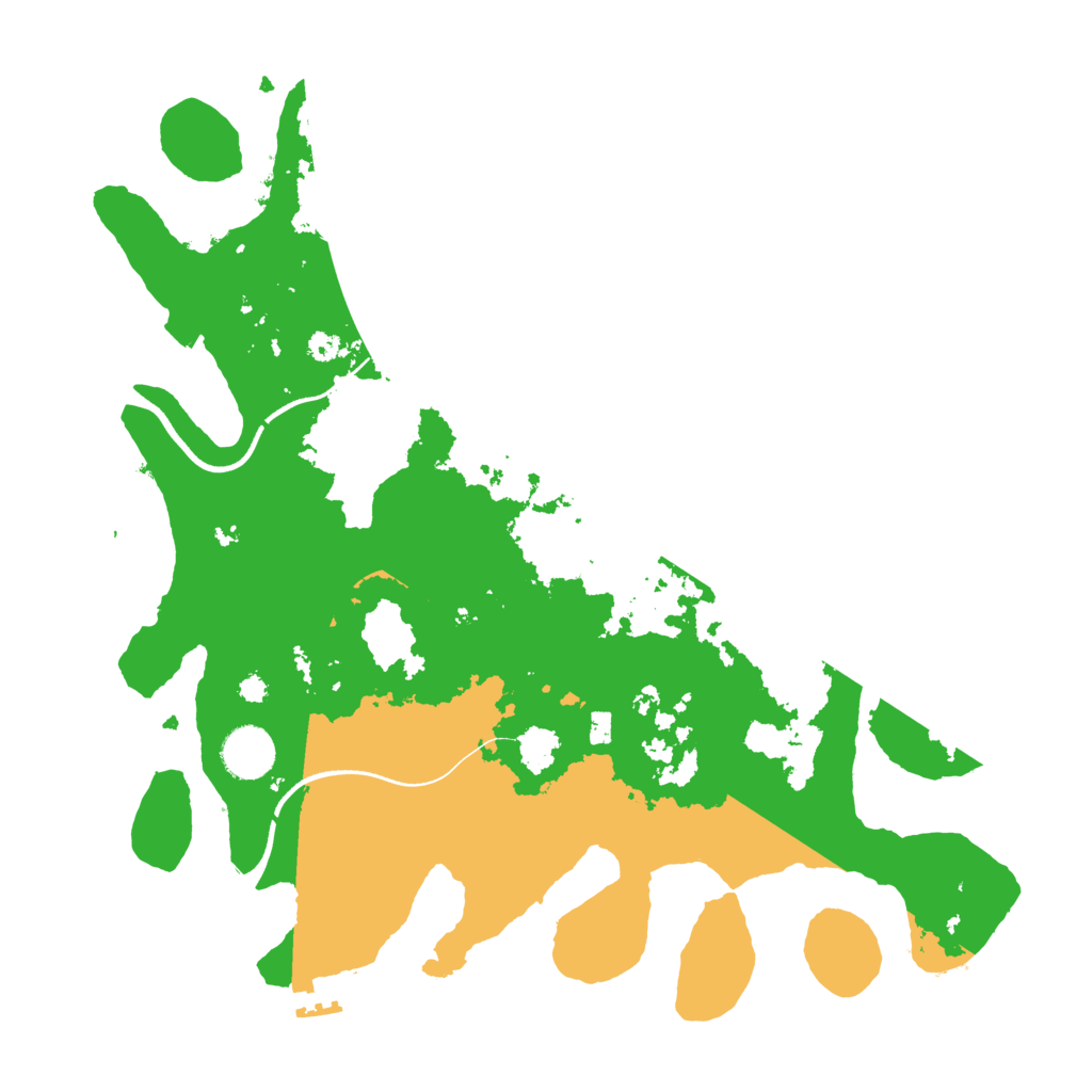 Biome Rust Map: Procedural Map, Size: 3600, Seed: 6942601