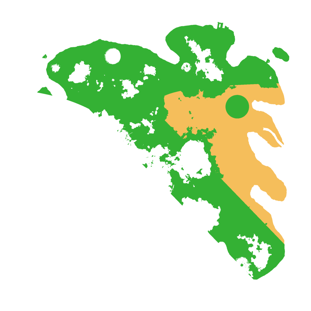 Biome Rust Map: Procedural Map, Size: 3500, Seed: 1587159145