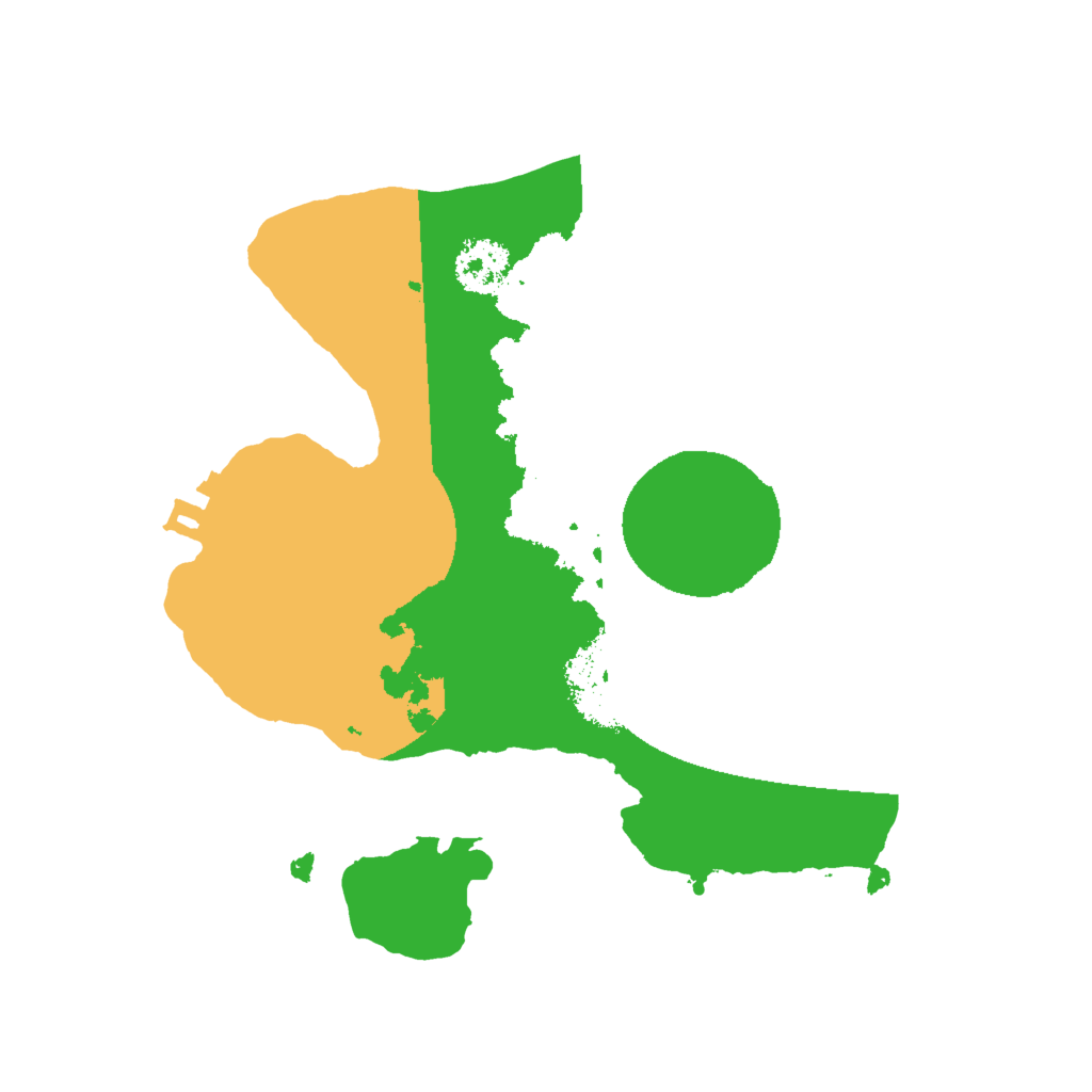 Biome Rust Map: Procedural Map, Size: 2000, Seed: 1286041129