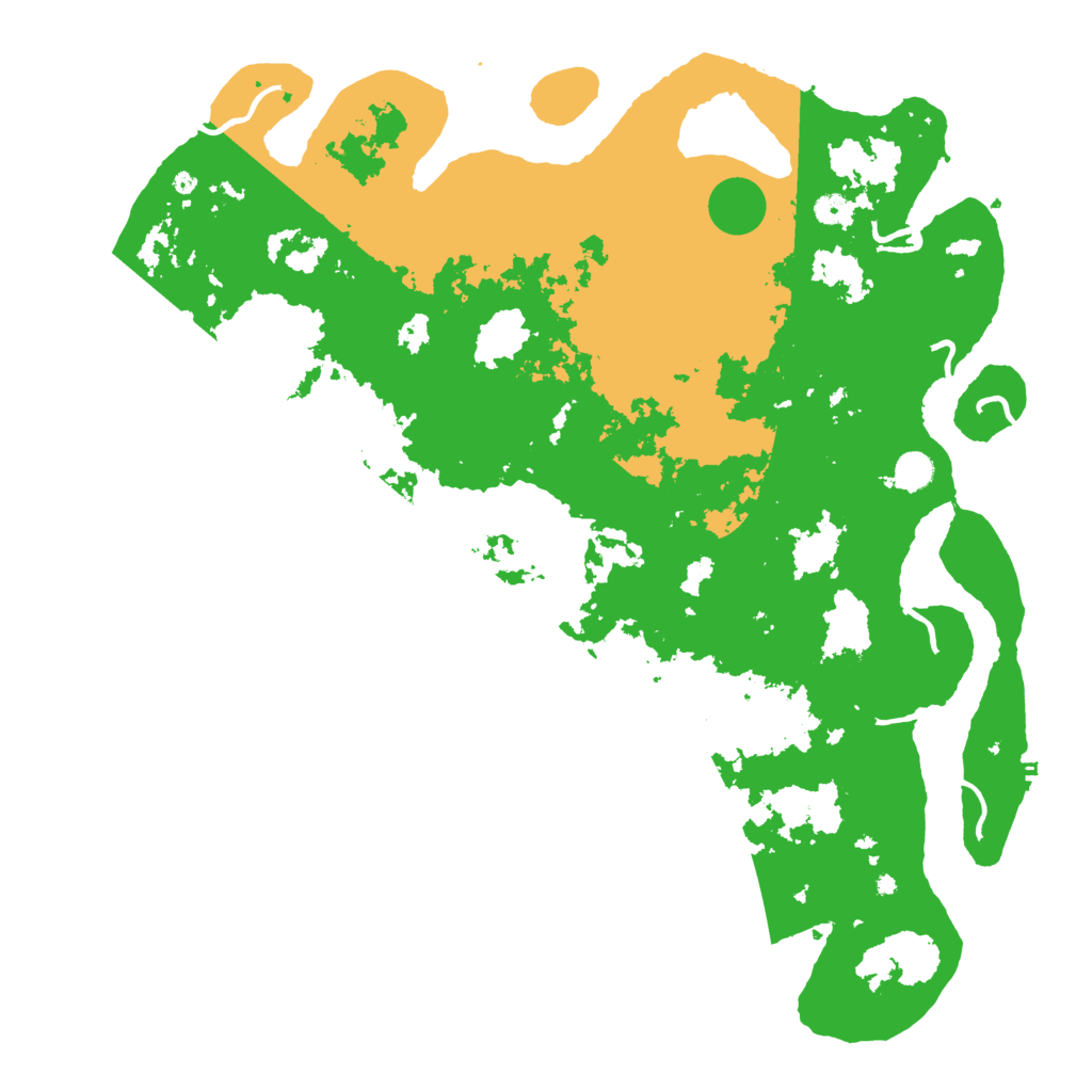 Biome Rust Map: Procedural Map, Size: 5000, Seed: 1155