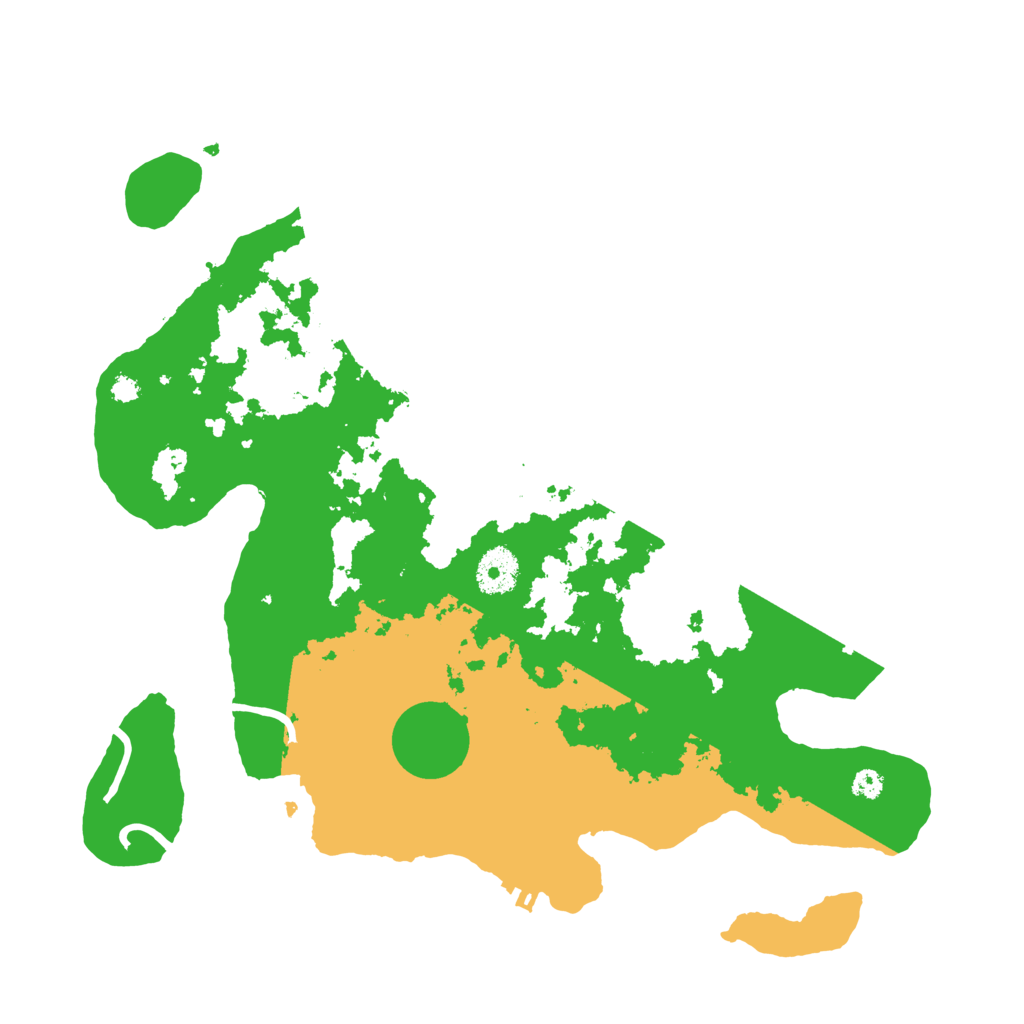 Biome Rust Map: Procedural Map, Size: 3500, Seed: 2045607939