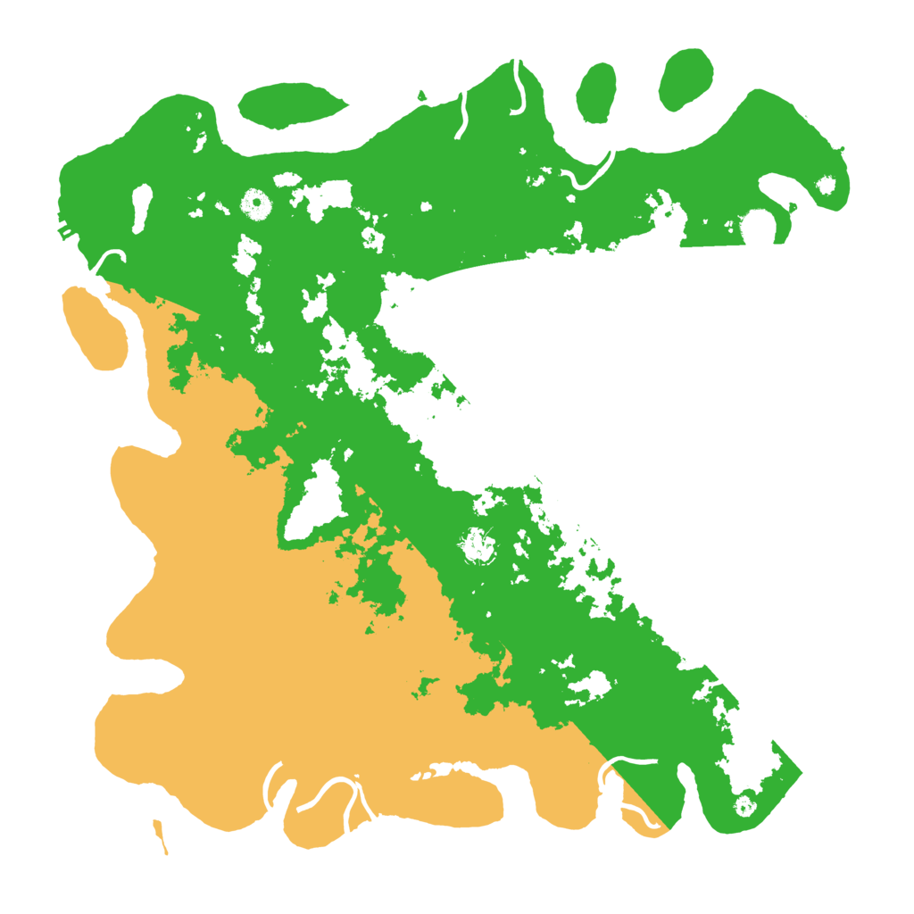 Biome Rust Map: Procedural Map, Size: 4500, Seed: 337523284