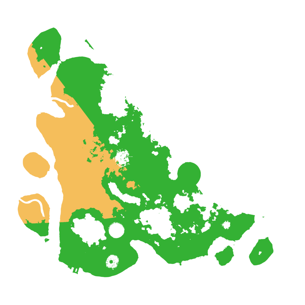 Biome Rust Map: Procedural Map, Size: 3500, Seed: 56452