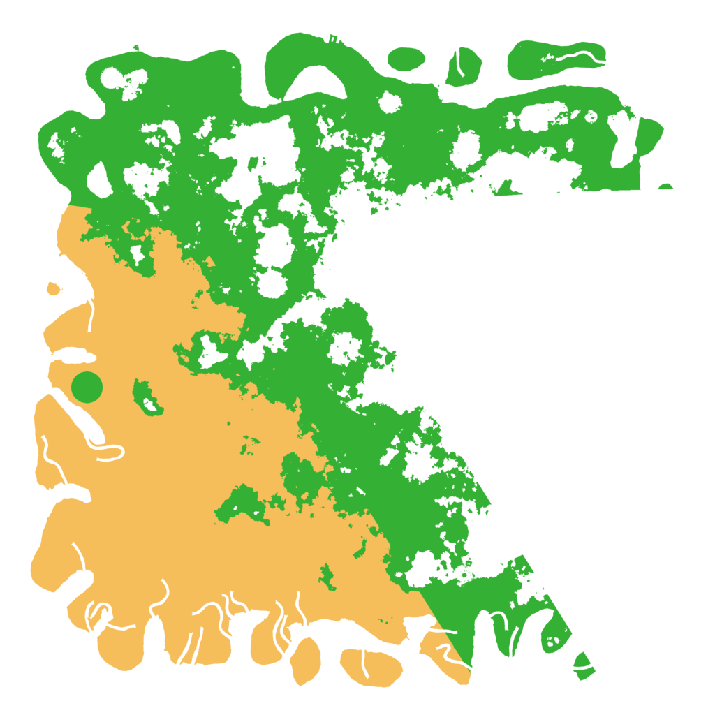 Biome Rust Map: Procedural Map, Size: 6000, Seed: 432464348