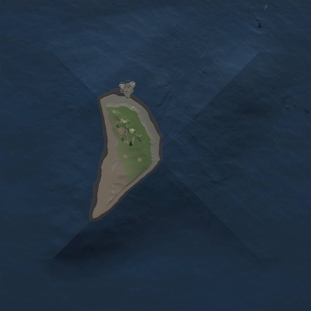 Rust Map: Procedural Map, Size: 1000, Seed: 199581563, 3 Monuments