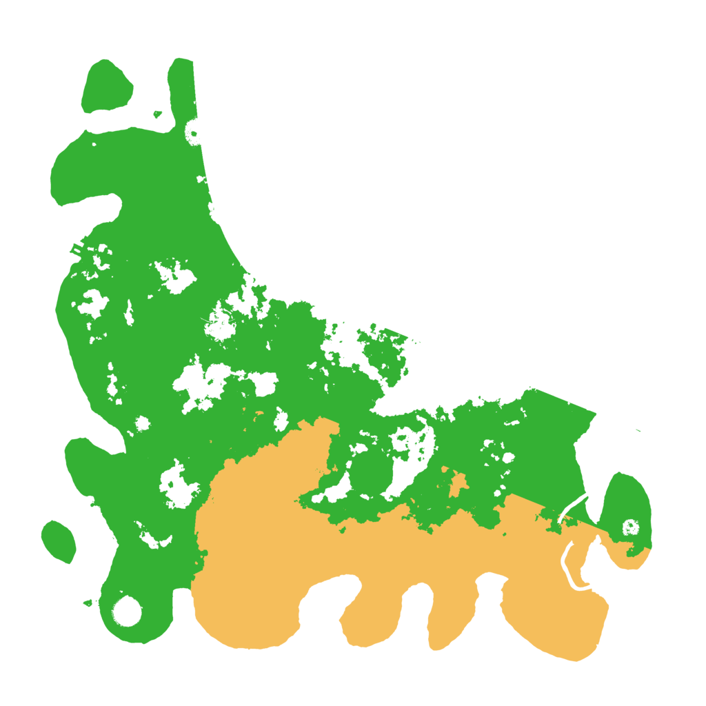 Biome Rust Map: Procedural Map, Size: 4300, Seed: 134967074