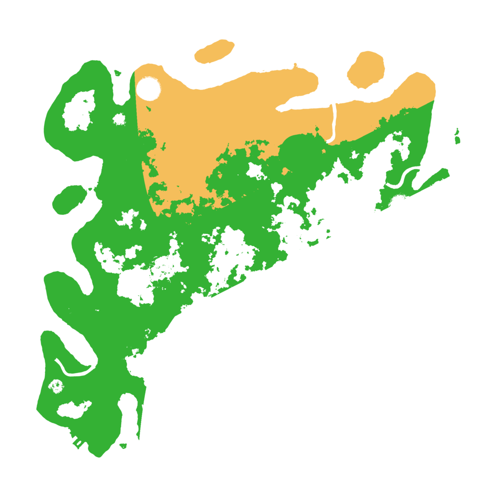Biome Rust Map: Procedural Map, Size: 3700, Seed: 2040951592