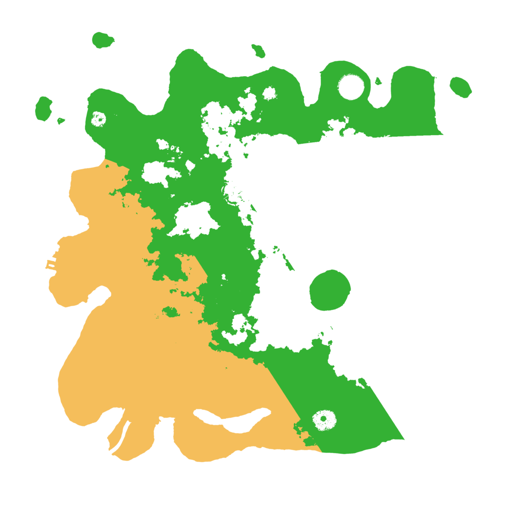 Biome Rust Map: Procedural Map, Size: 3500, Seed: 387050357