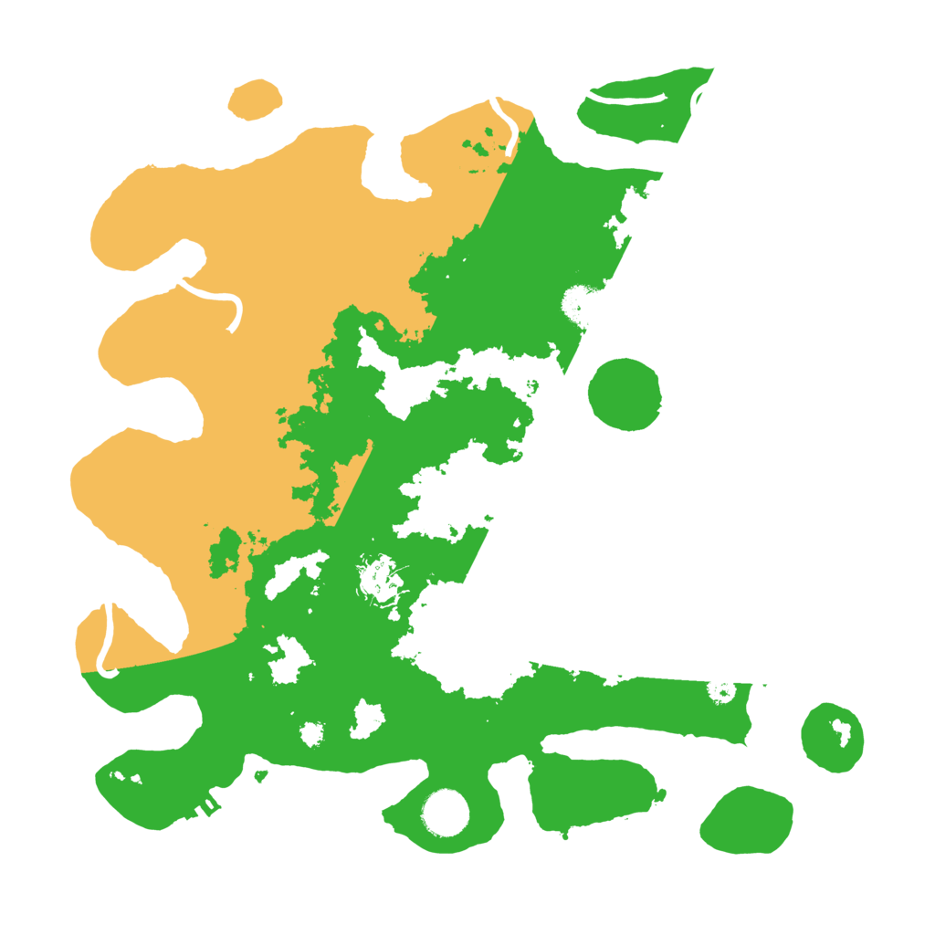 Biome Rust Map: Procedural Map, Size: 3500, Seed: 36910