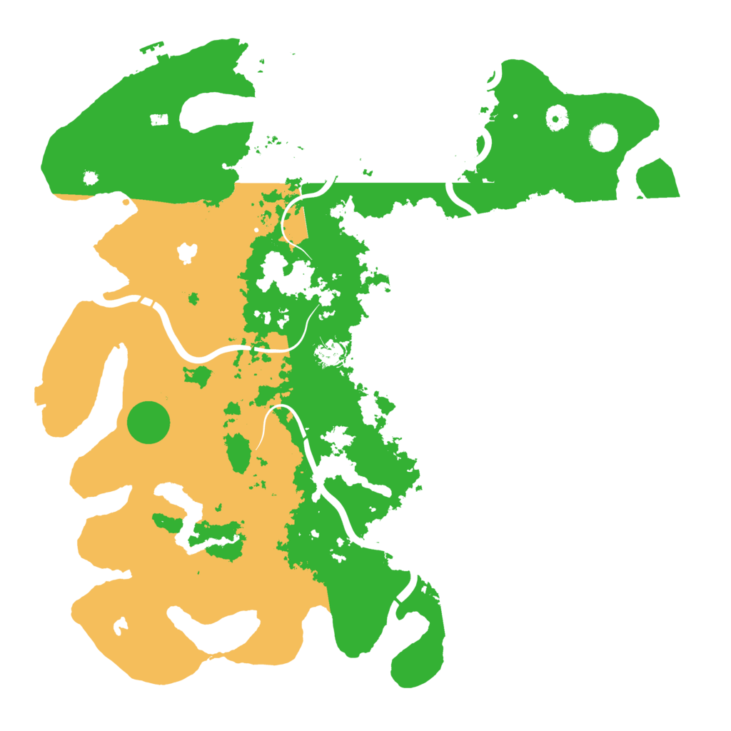Biome Rust Map: Procedural Map, Size: 4500, Seed: 102135173
