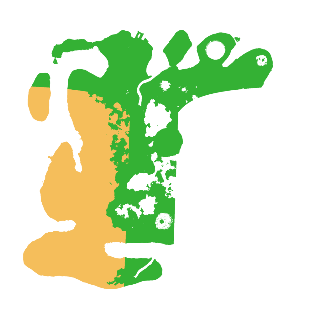 Biome Rust Map: Procedural Map, Size: 3000, Seed: 19696059