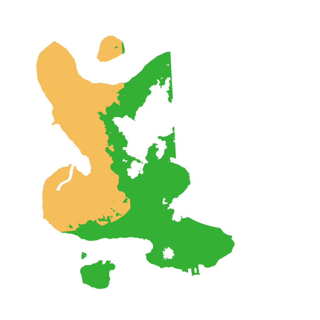 Biome Rust Map: Procedural Map, Size: 2500, Seed: 1286041129