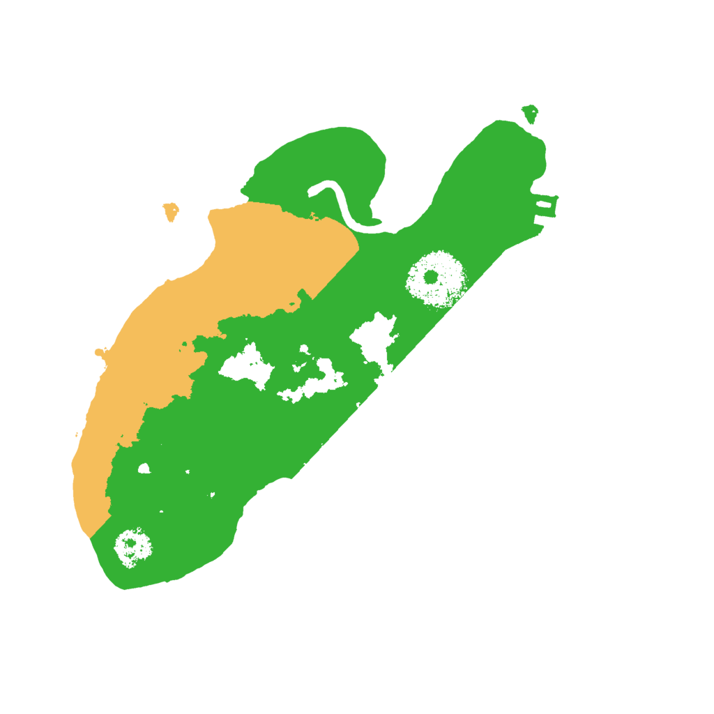 Biome Rust Map: Procedural Map, Size: 2000, Seed: 55242