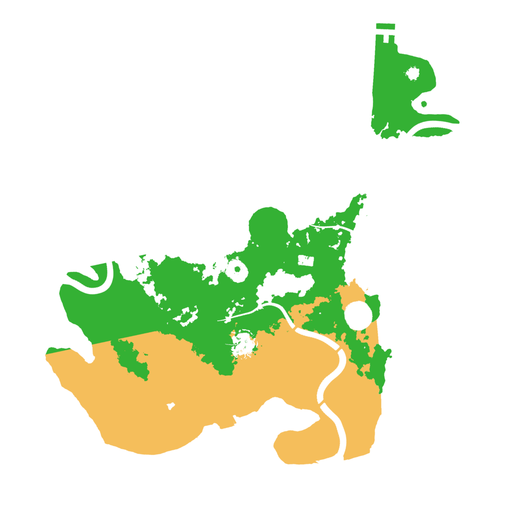 Biome Rust Map: Procedural Map, Size: 3500, Seed: 816684700